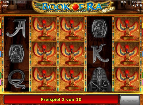 Book of Ra Deluxe Free Spins